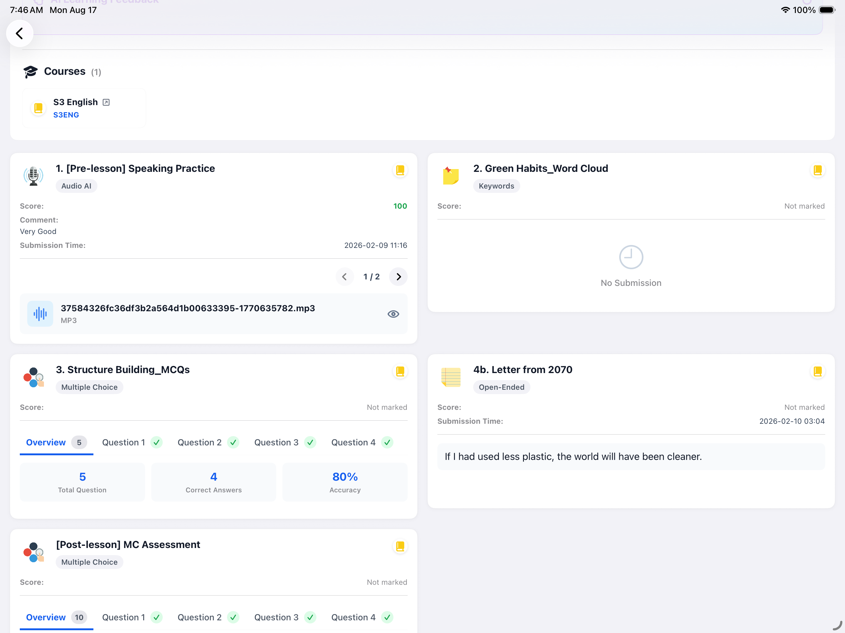 iClass One screenshot 10