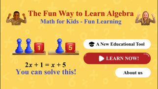 Screenshot #1 pour Math for Kids - Algebra Fun