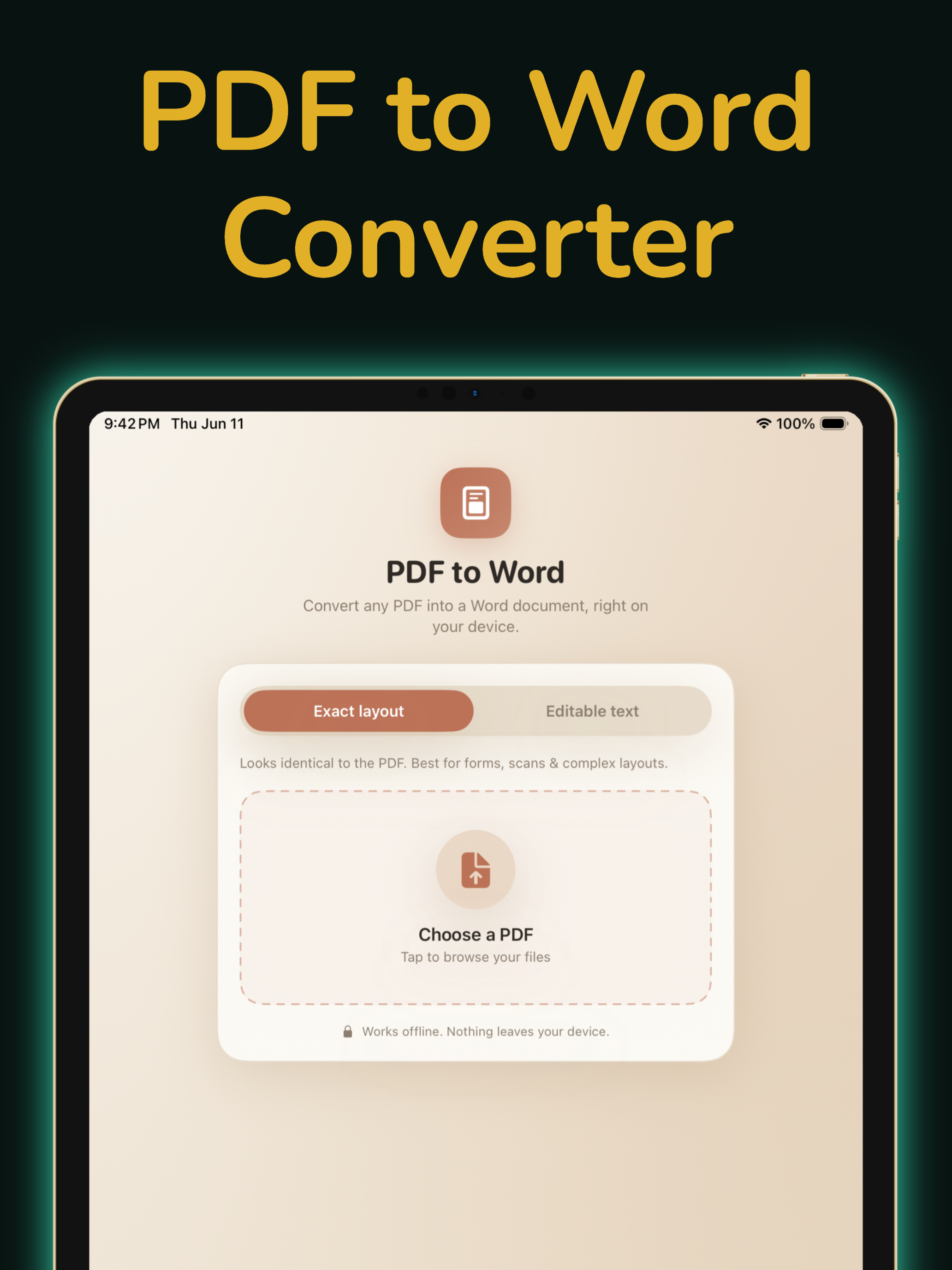 PDF to Word Converter - Doc screenshot 4
