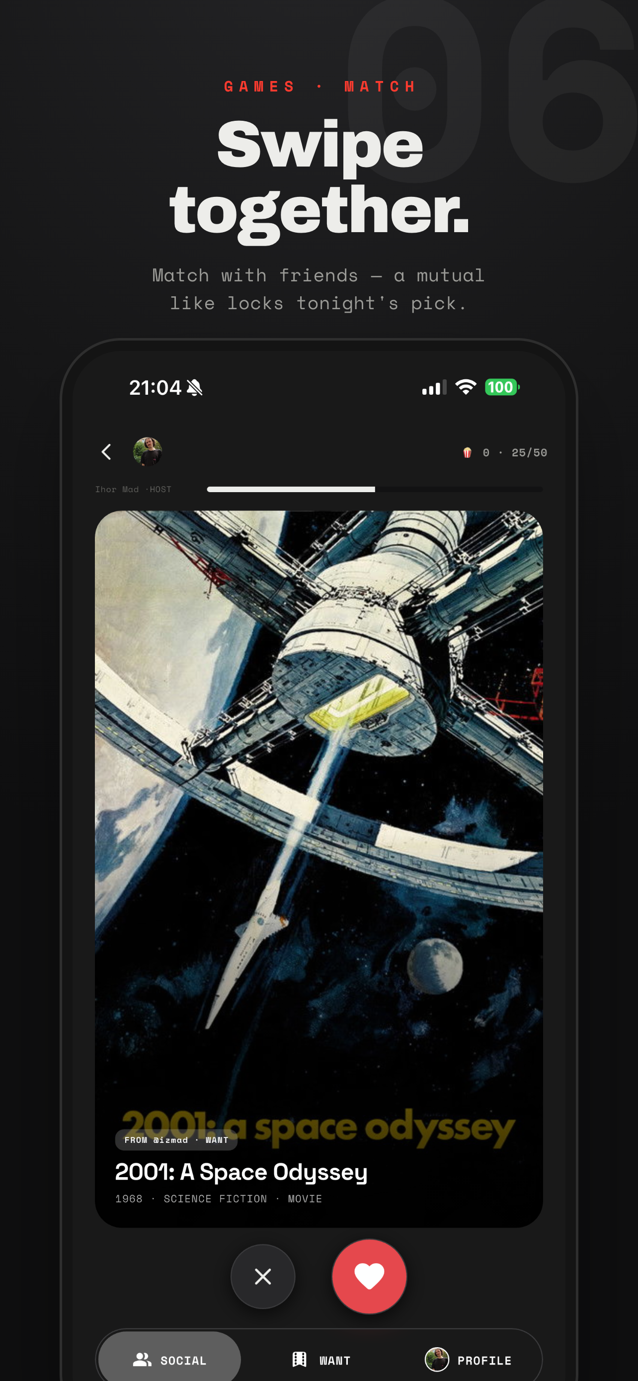 Want: Movies & TV Tracker
