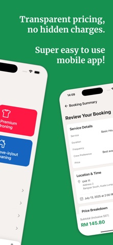 Maideasy - Book a cleaner now app screenshot 2