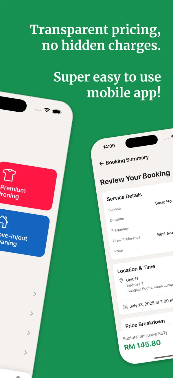 Screenshot #2 pour Maideasy - Book a cleaner now
