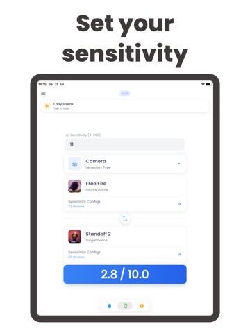 Game Aim Converter: Sensi Pro