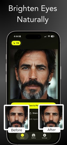 SmileFix - AI Face & Smile iPhone screenshot