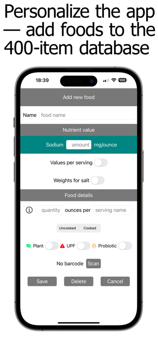 Sodium Counter and Tracker Screenshot 8 of 10