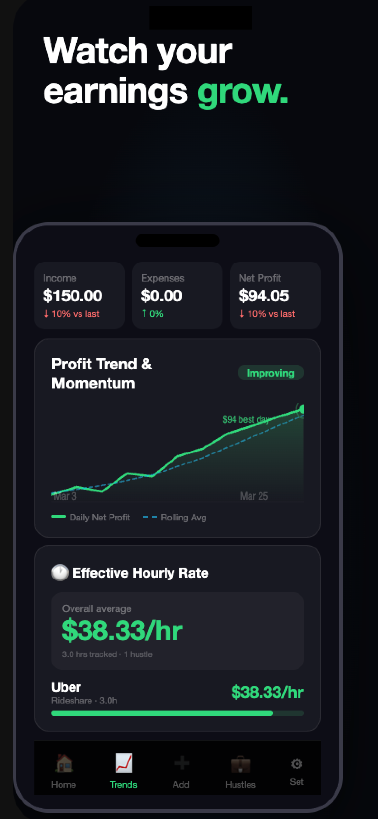HustleTrack screenshot 4