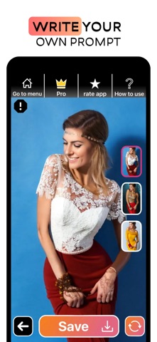 AI Dress App-Try on Clothes iPhone screenshot