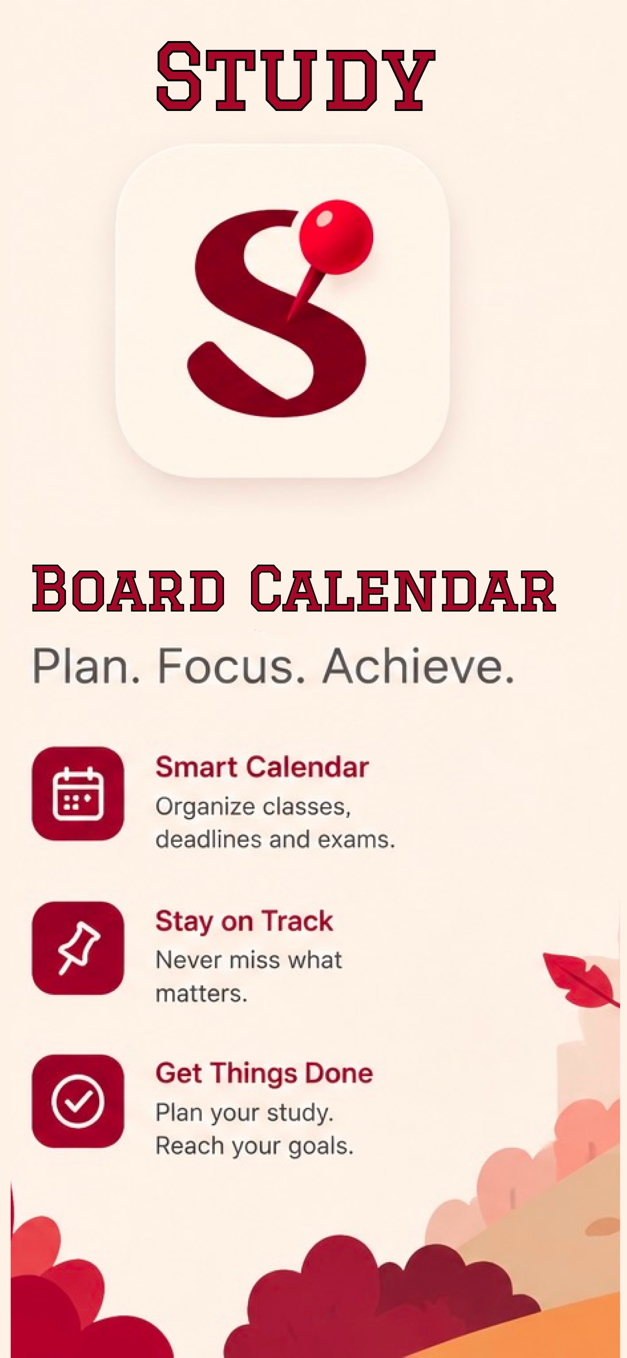 Screenshot 1 of SBC: Study Board Calendar