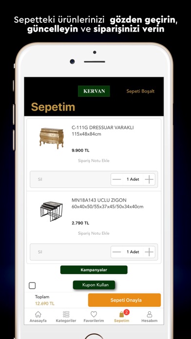 Kervan Mobilya iPhone screenshot 6 - Shopping app
