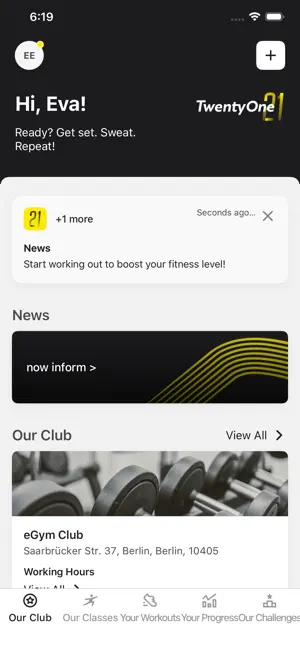 21 Fitness screenshot 2
