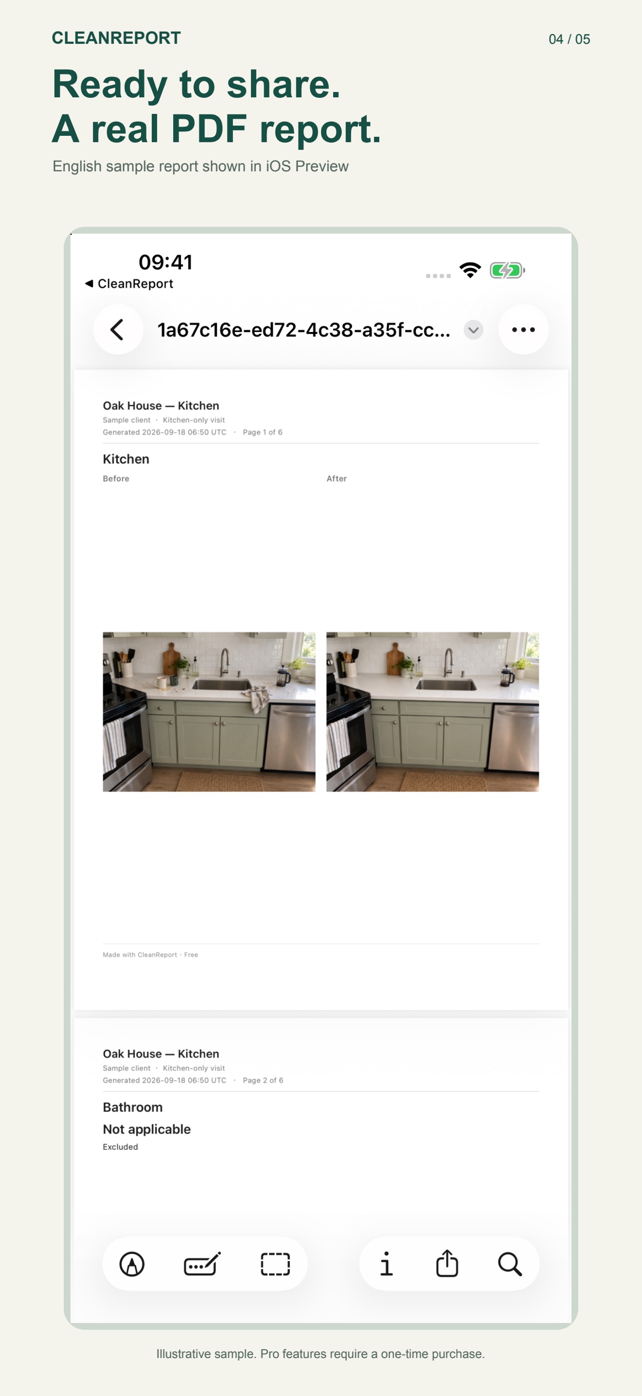 Screenshot 4 of CleanReport: Photo Reports