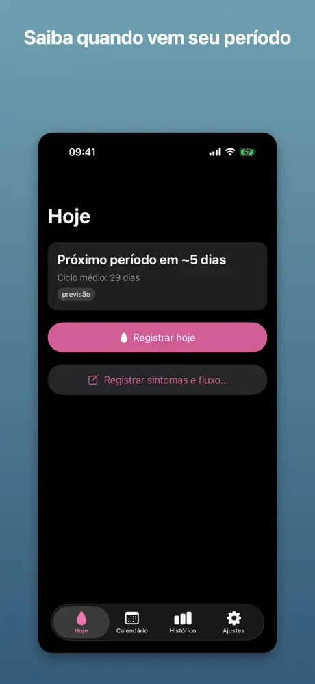 Maré – Ciclo Menstrual screenshot 2