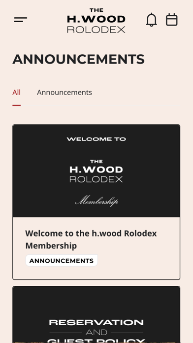 h.wood Rolodex Screenshot