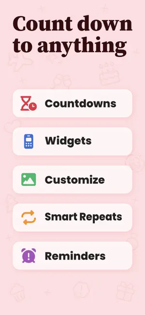 Countdown Widget Go screenshot 1