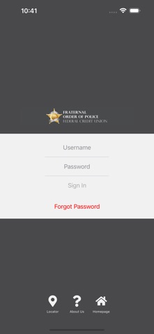 FOP Credit Union iPhone screenshot