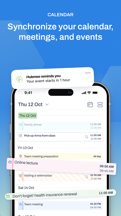 Hubmee: life & home manager Screenshot