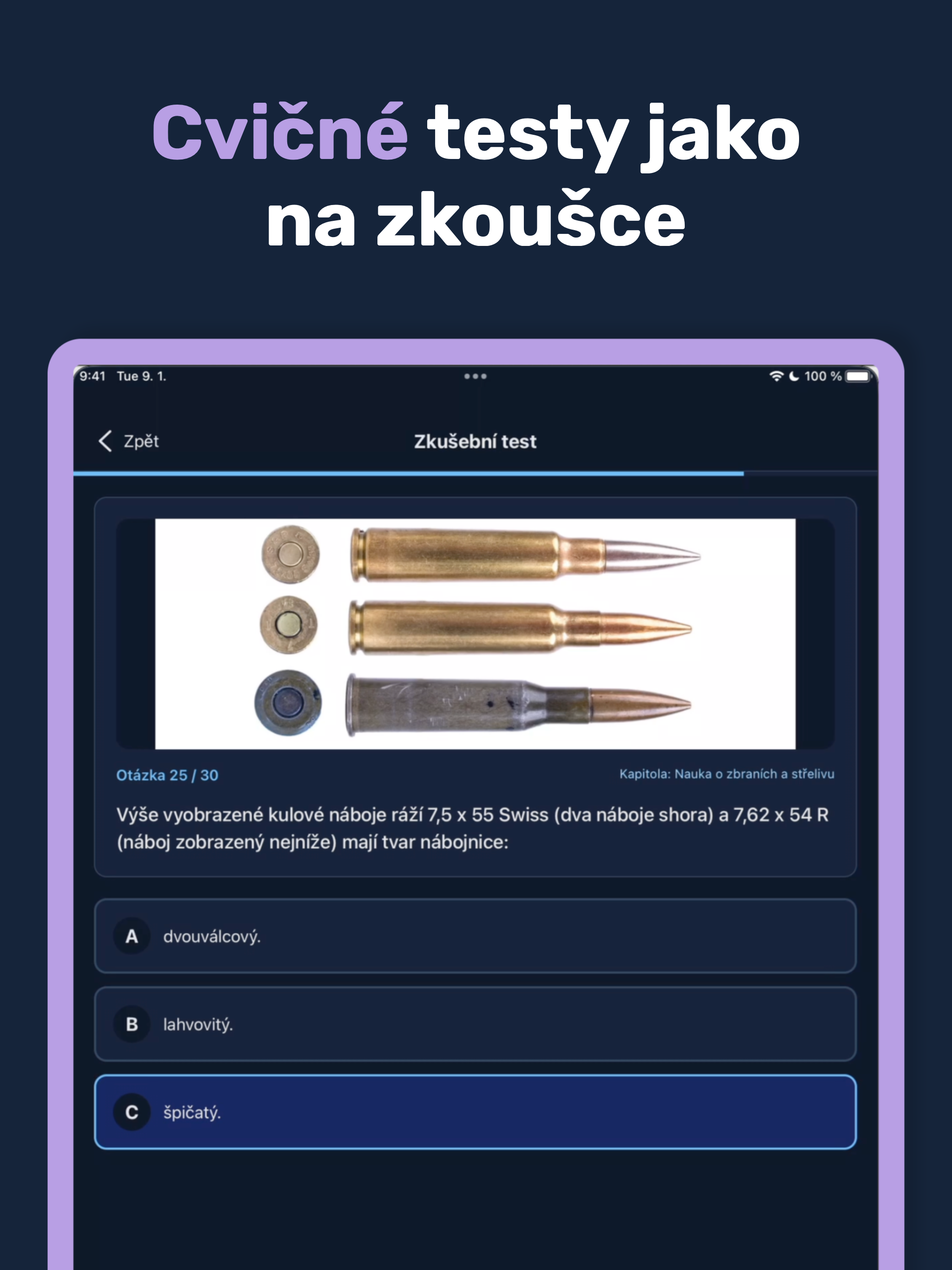 Zbrojní průkaz - Testy 2026