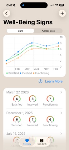 Whole Health Cards screenshot