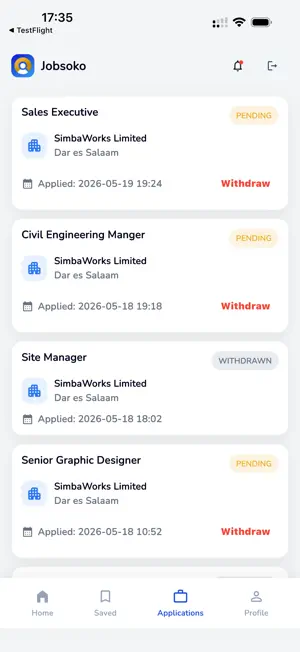 Jobsoko screenshot 3