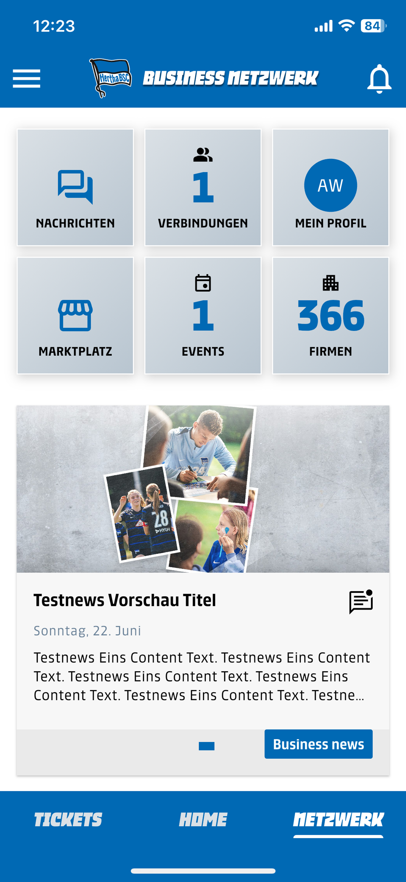 Hertha BSC Business-App screenshot 3