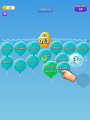 Balloon Word Jam iPad screenshot
