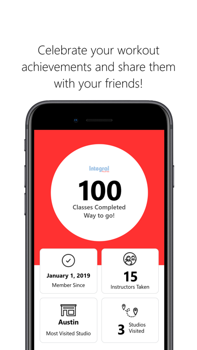 Integral Pilates ATX iPhone screenshot 6 - Health & Fitness app