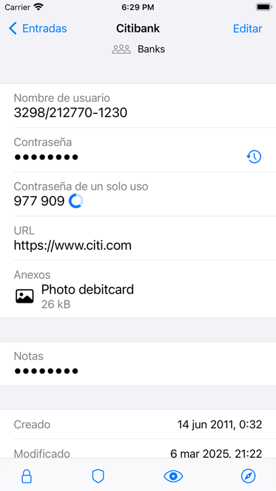 pwSafe 2 - Password Safe App Store preview screenshot 3