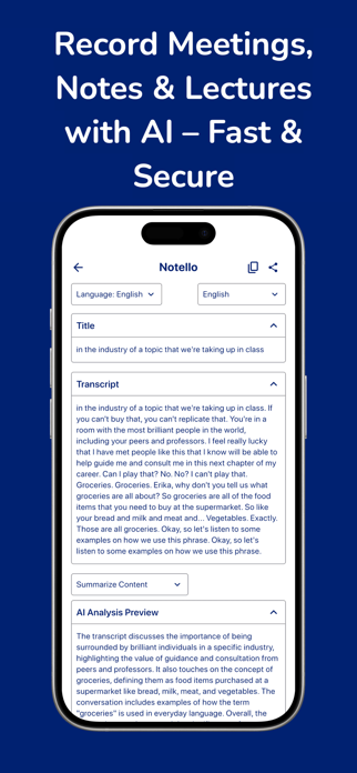 Meeting Note Taker – Notello Screenshot 4 of 10