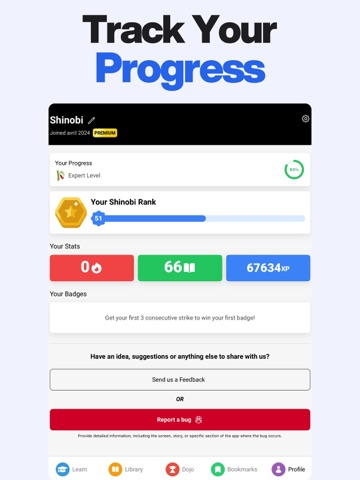 Shinobi: Read & Learn Japanese iPad screenshot