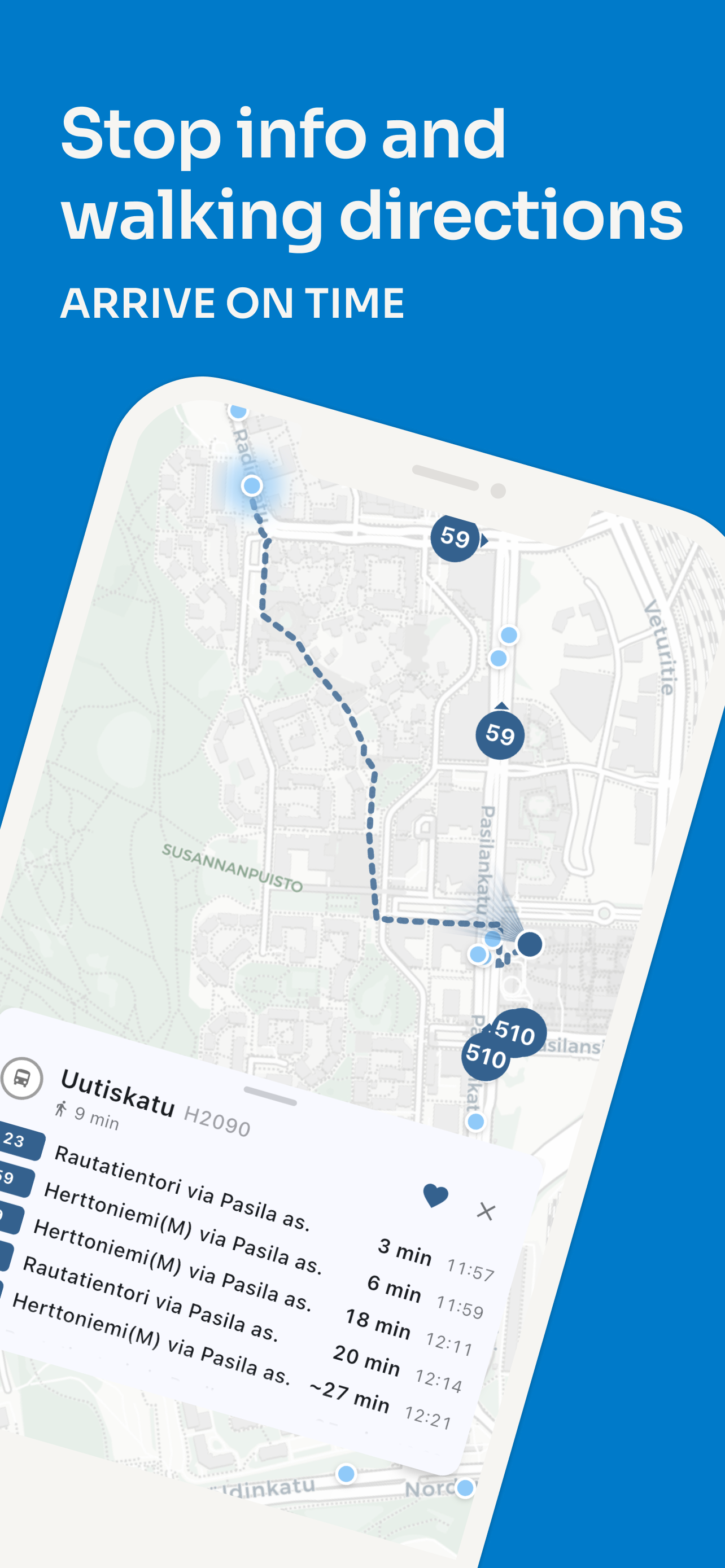 Dösät - Buses on Map