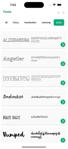 Fonts for DIY Space screenshot #9 for iPhone