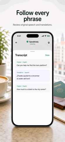 Speaklively: Anywhere, Anytime screenshot