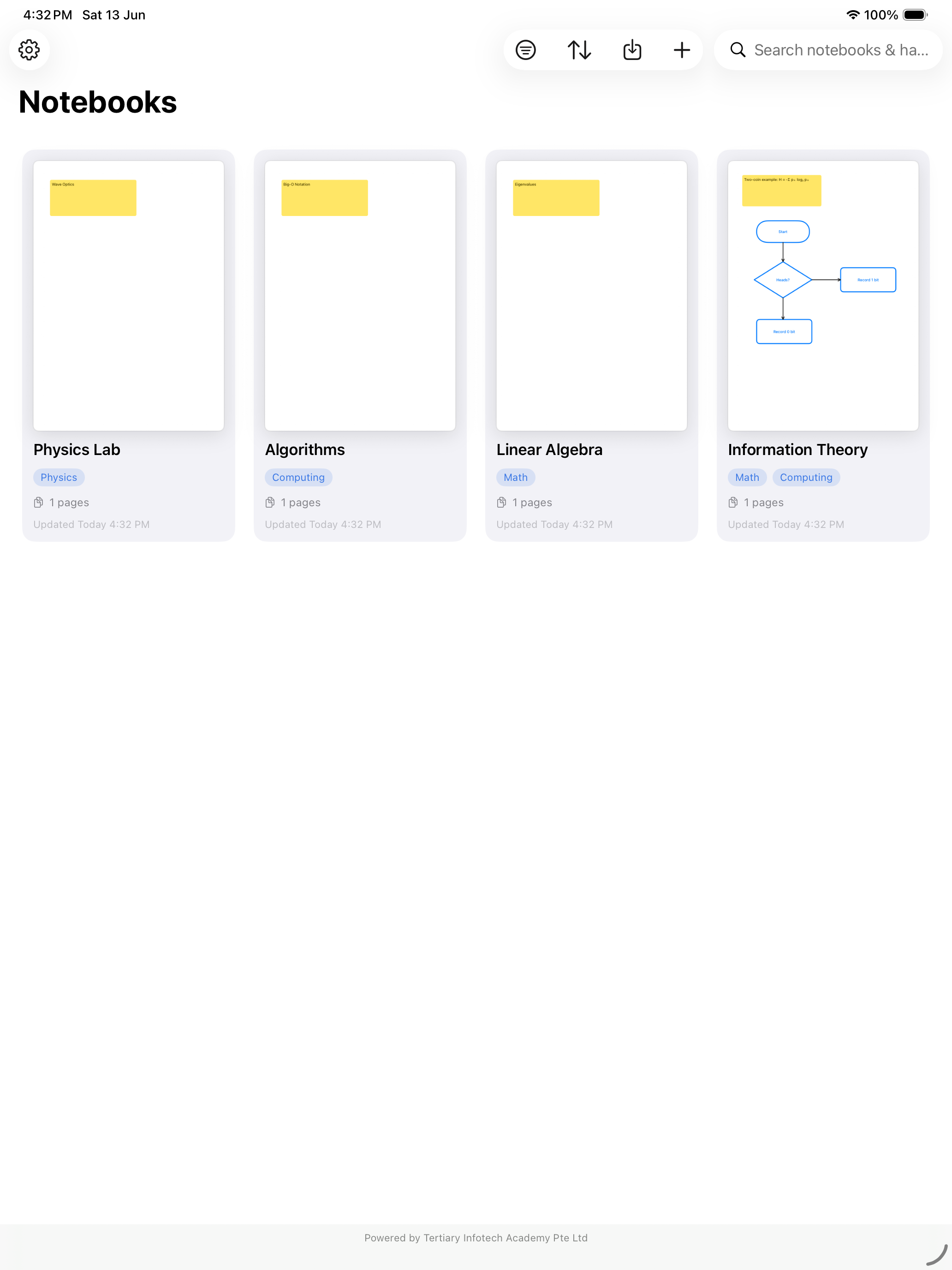 Tertiary NotePad screenshot 4