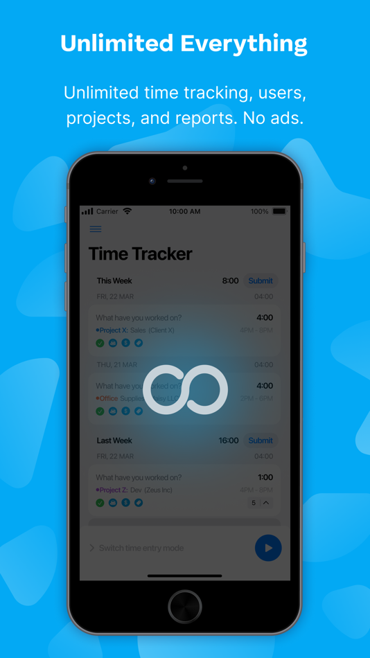 #8. Clockify Time Tracker (iOS) 由: CAKE.com