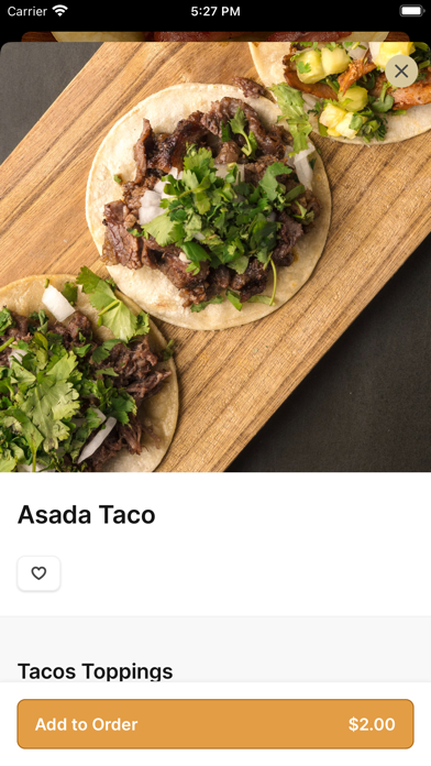 Screenshot 3 of Tap N Taco App