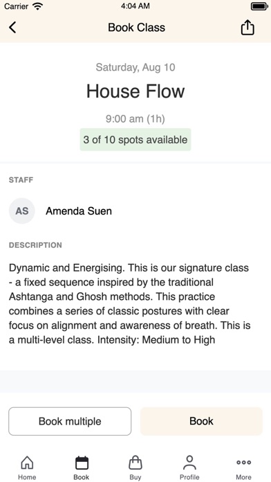 THE YOGA HOUSE SG Screenshot