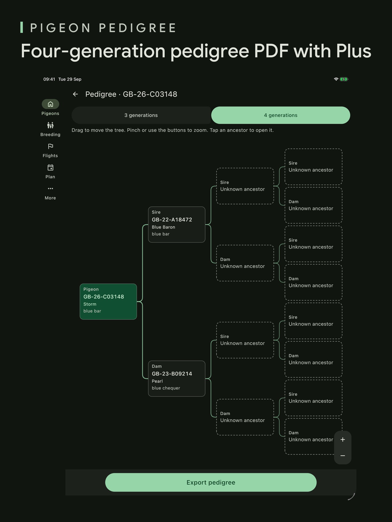 Screenshot 11 of PigeonTree Racing Loft Manager