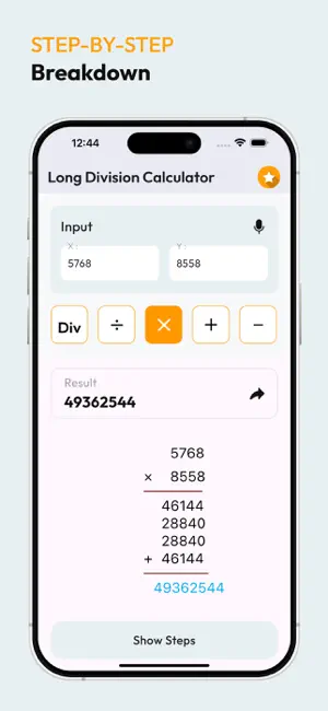 Long Division Calculators screenshot 4