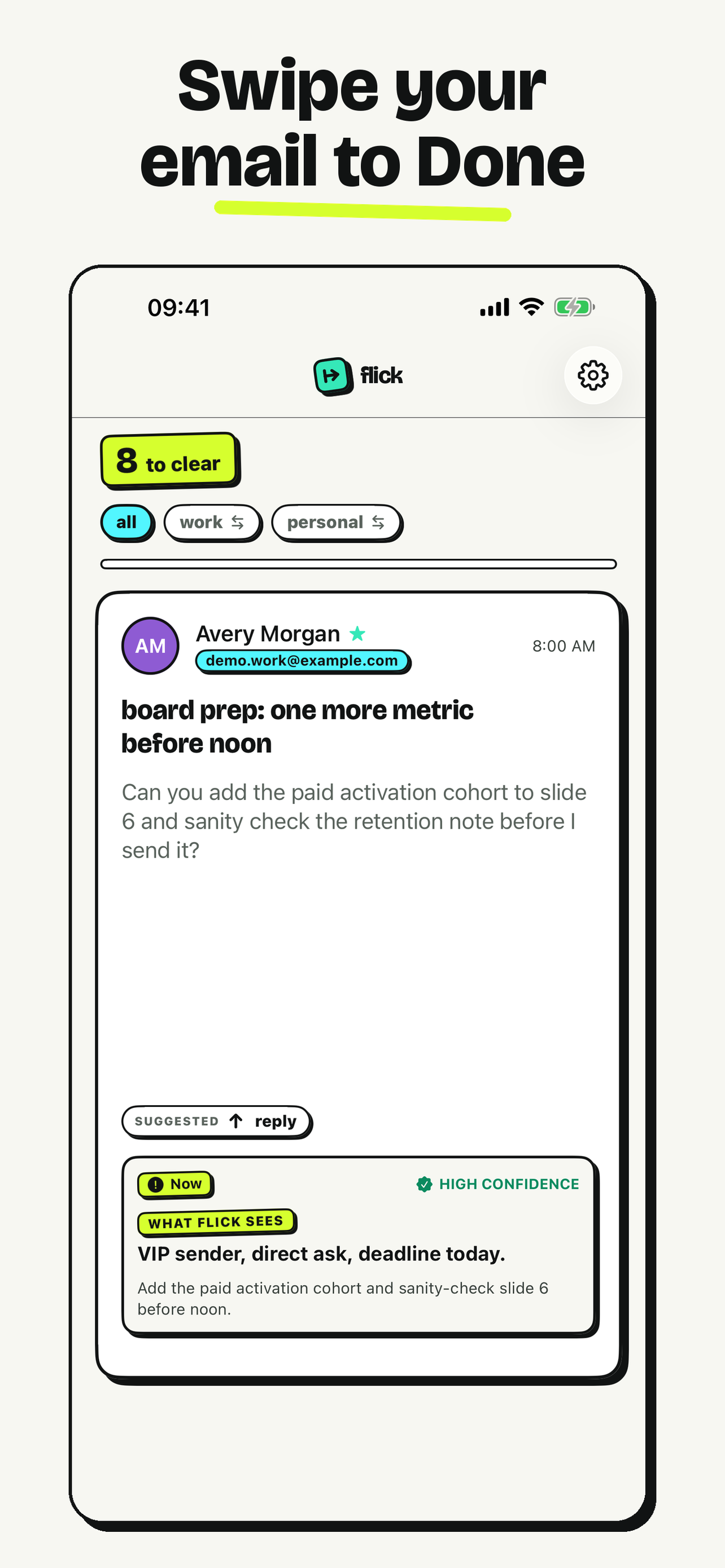 Flick: Swipe Email Cleaner screenshot 4