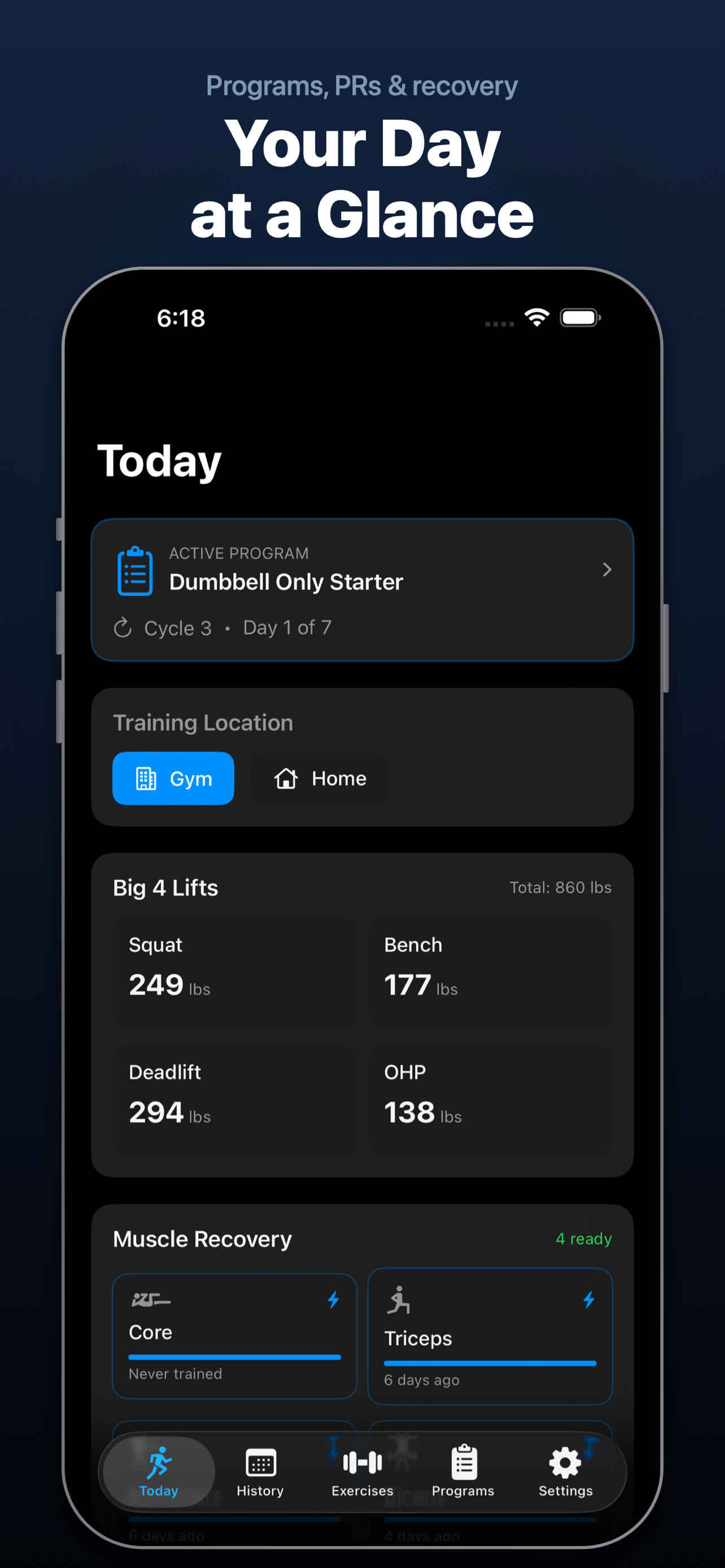 Gains Vault: Workout Tracker screenshot 3