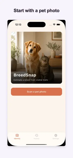 BreedSnap: Dog & Cat Breed ID screenshot 1