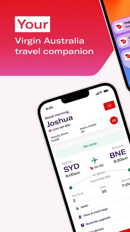 Virgin Australia screenshot 1 of 6