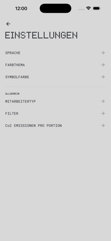 Mensa Menu screenshot