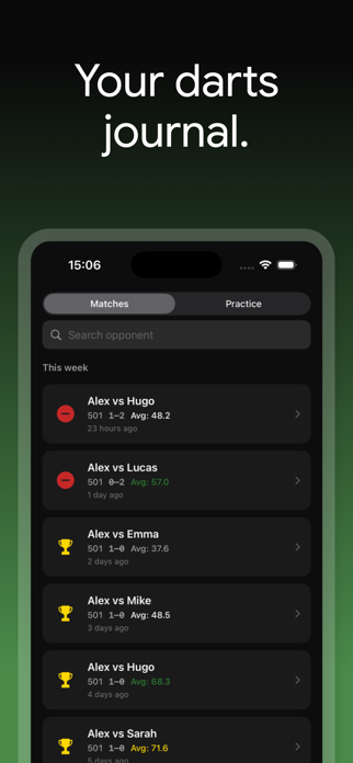 Darts Tracker - Score & Stats Screenshot 4 of 8