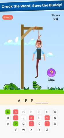 Hangman - Guess the Words iPhone screenshot