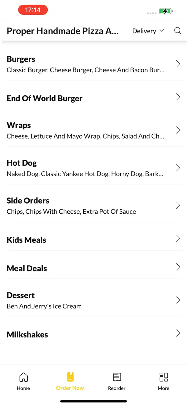 Screenshot #3 pour Proper Handmade Pizza & Burger