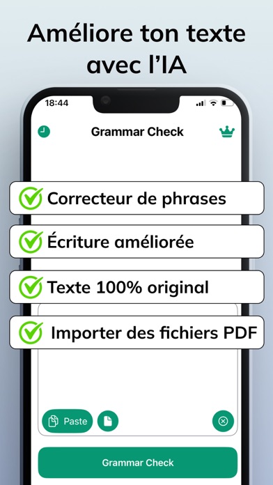 Screenshot #2 pour Correcteur d'orthographe IA