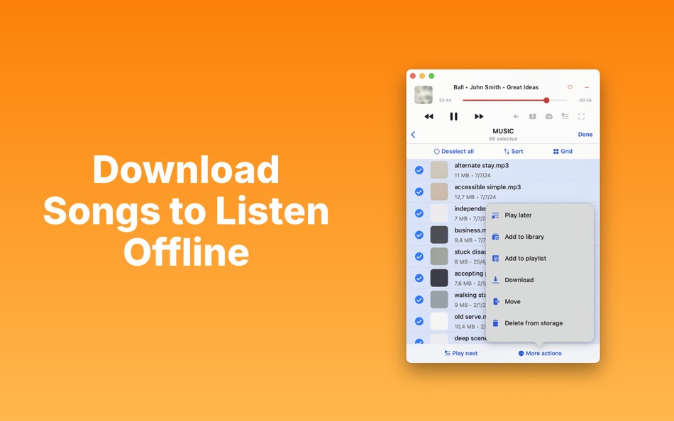 #2. GoPlayer - Cloud Music Player (macOS) 由: Igor Meleshko