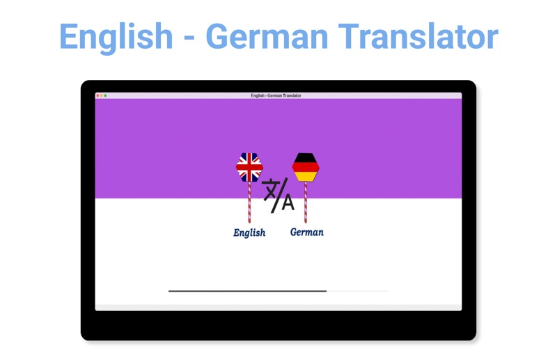 Eng - German Translator app screenshot