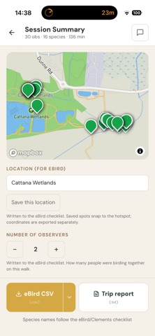 BirdScribe screenshot